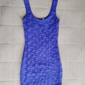 Fitted tank mini dress